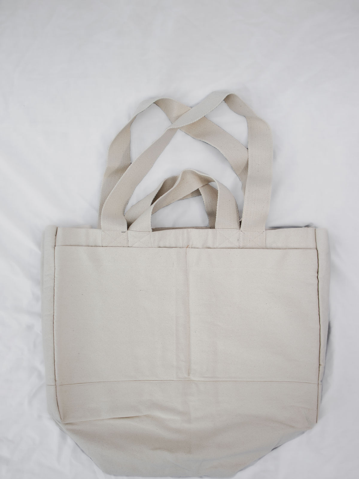 Large canvas tote bag